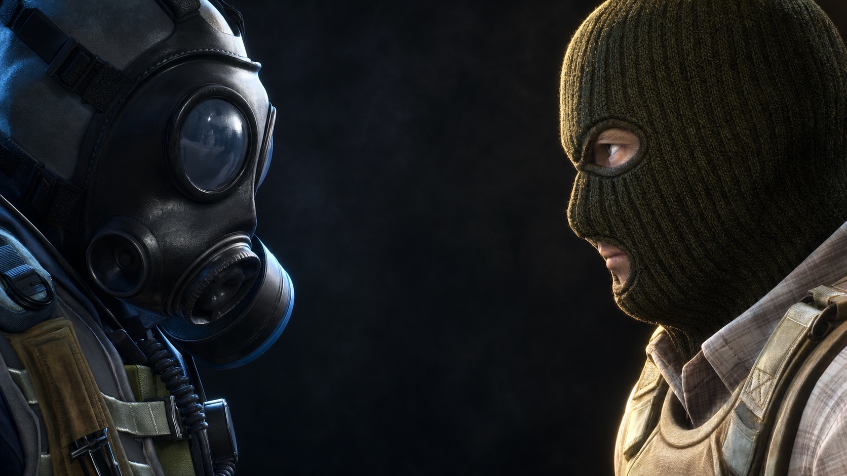 Counter-Terrorist and Terrorist face off